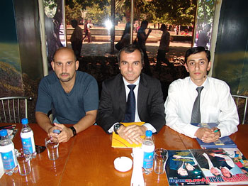 From the left: Kislik, Di Felice and Mammadli