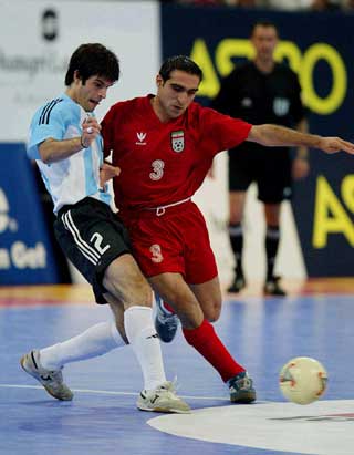 Leandro Planas (Arg) during the semifinal against Iran ...