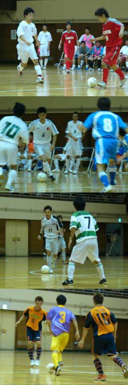 1 Asahiya	vs Madeline - 2 - Kobe Harborland Club - Ashiya SC - 3 - Funf Bein vs Dream - 4 - Mag s vs Takatsuki Matsubara (Photo courtesy: www.kansaifutsal.net)