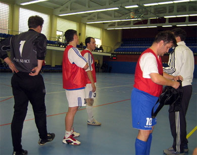 Monarch during a break (Photo courtesy: Monarch FC)