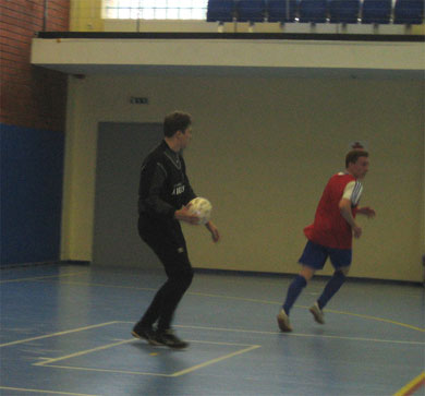 Vitaly Kudryashov (Monarch) in action (Photo courtesy: Monarch FC)