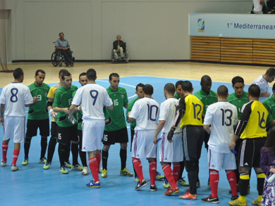 Fair play greetings, few seconds to start (Photo courtesy: Mohammed Zayed)