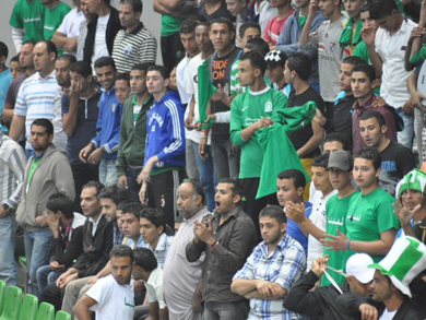The green wave of Tripoli is ready as well! (Photo courtesy: Mohammed Zayed)