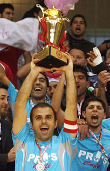 Pro*s Caf�, Lebanese Cup Winners! (Photo courtesy: Lebanese Football)