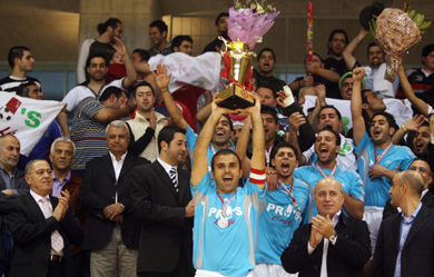 Pro*s Caf�, Lebanese Cup Winners! (Photo courtesy: Lebanese Football)