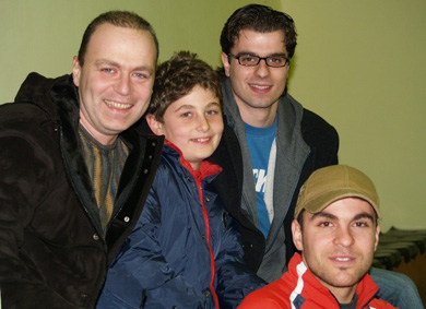 Greek Futsal Mourns Kostantinos Lekkakos (on the left)