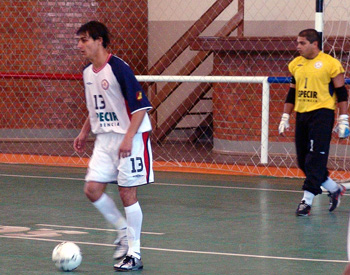 Jonas in action in a previous match (Photo courtesy: Gabriel De Mello - Ulbra)