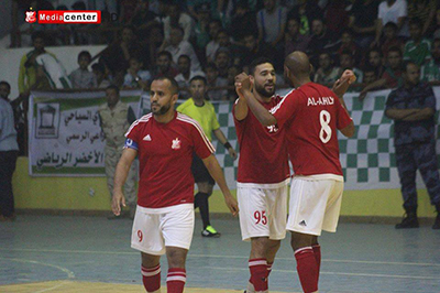 Al Ahli, winners of the first ever Libyan Futsal Cup