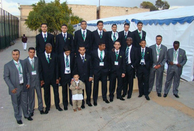 Libya squad, great expectations (Photo courtesy: Kooora Forum)