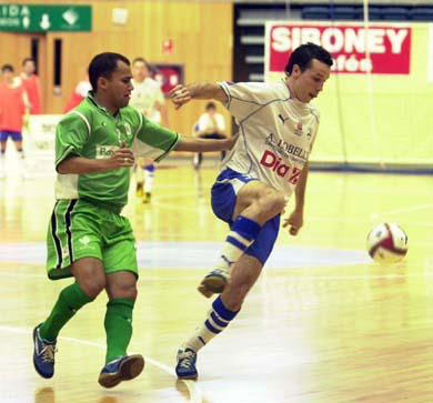 Diego Giustozzi vs Marquinho(Photo courtesy: LNFS)