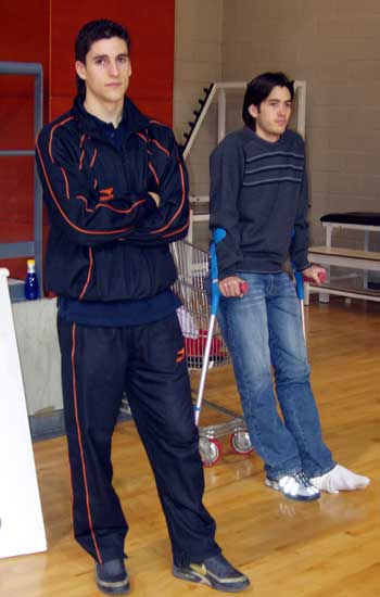 Ortiz (left) and Rafael (on the right) are out for Boadilla Las Rozas (Photo courtesy: UD Boadilla Las Rozas)