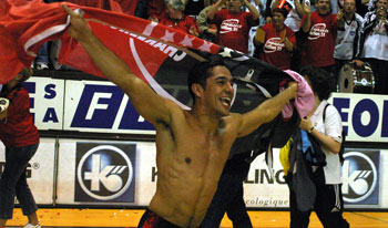 Lucio Rosa Lima, best player (Photo courtesy Cedric Bouillon - Futsal Echo)