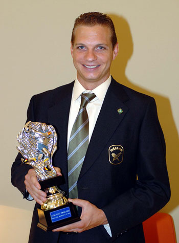 Luis Amado, best goalkeeper in the world! (Photo courtesy: Enrique Serrano - LNFS)