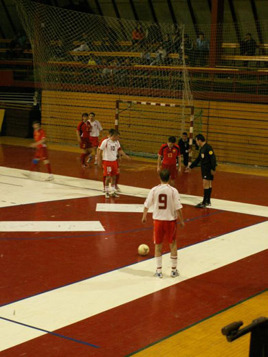 Free kick for Poland (Photo courtesy: Polish FA)
