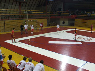 A chance for Macedonian side (Photo courtesy: Polish FA)