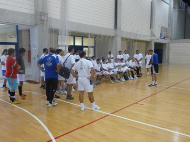 Lesson in progress (Photo courtesy: Yiannis Vakis - Futsal Cyprus)