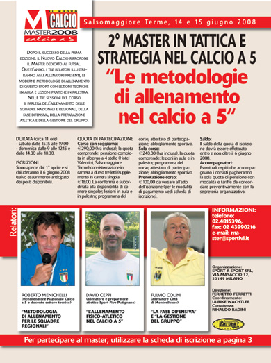 Il Nuovo Calcio Magazine - Futsal Master 2008