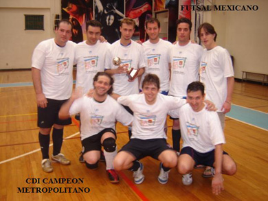 Deportivo Israelita, campeon Metropolitano! (Photo courtesy: Futsal Mexico)