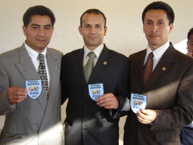 The Mexican Futsal Referees (Photo courtesy: Futsal Mexico)