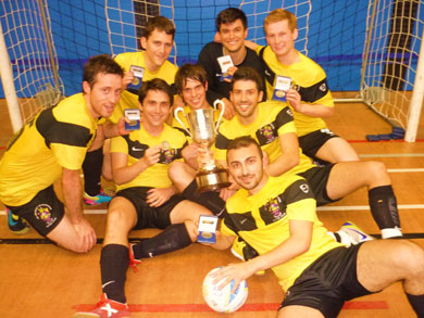 University Futsal team progress to next stage (Photo courtesy: Manchester Futsal Club)