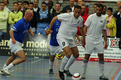 Fouad El Hamdaoui and his mate Ahannach vs the Marlene*s couple composed of Anouk Roest and Karim Ajane (Photo courtesy: Leo Giovannangelo)