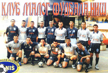 KMF Nis, yugoslavian Futsal Champion 2001/2002 ...