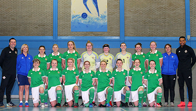 Historic first for Northern Ireland women*s futsal team (Photo courtesy: IFA)