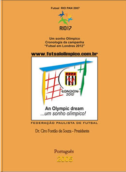 Olympic Futsal Book - Portuguese Version (Photo courtesy: FPFS)