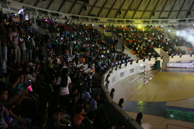 Omar Almokhtar Futsal Cup 2010: opening ceremony (Photo courtesy: Haitm Dandi)