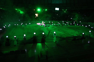 Omar Almokhtar Futsal Cup 2010: opening ceremony (Photo courtesy: Haitm Dandi)
