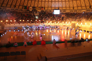 Omar Almokhtar Futsal Cup 2010: opening ceremony (Photo courtesy: Haitm Dandi)