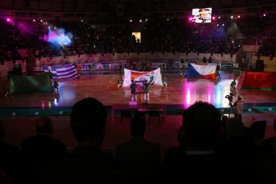 Omar Almokhtar Futsal Cup 2010: opening ceremony (Photo courtesy: Haitm Dandi)