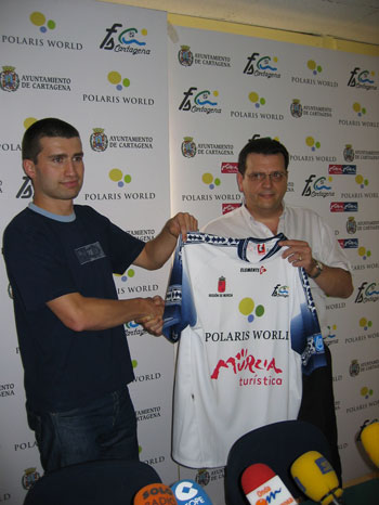Orol, new player for Polaris World Cartagena (Photo courtesy: http://www.fscartagena.com)