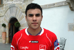 Pablo when wearing the MRA Navarra shirt (Photo courtesy: MRA Navarra)