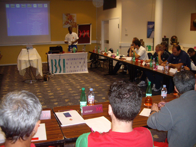 Blind Futsal Seminars in Paris (Photo courtesy: IBSA)