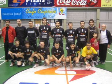 Parnassos, new champion for Cyprus! (Photo courtesy: Yiannis Vakis - Cyprus Futsal)