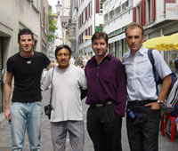 Fabrizio, Max, Alberto and Mico in Zurich ...