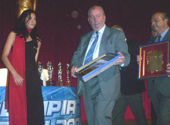 Julio Grondona during the ceremony (Photo courtesy Futsala.com.ar)