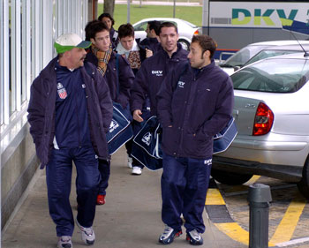 Bearzi, Justo Caceres and friends... (Photo courtesy: LNFS)