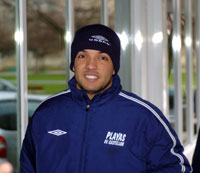 Edesio seems to regret the Brazilian weather... (Photo courtesy: LNFS)