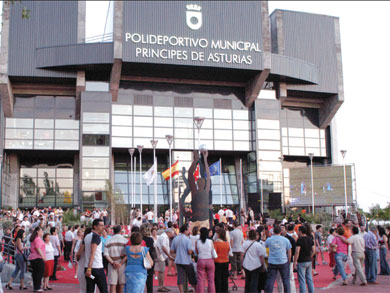 The hall Principe De Asturias in Pinto will host the spanish group (Photo courtesy: Pabellon Principe De Asturias Administration)