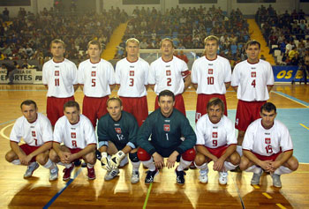 Polish National team (Photo courtesy: Enrique Serrano - LNFS)