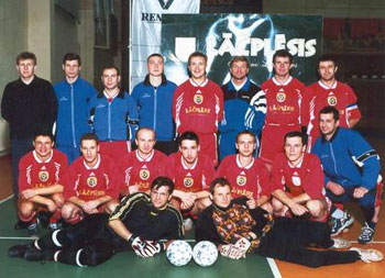 FK Policijas, latvian champion 01/02 ...