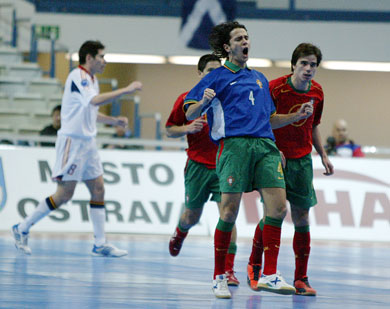 Marcelinho*s goal was the last hope for Portugal in Ostrava (Photo courtesy: Joe Pepler - UEFA.com)
