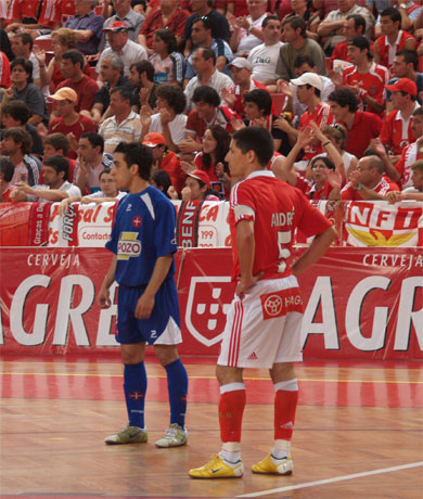 Last act of an unforgettable experience: Andr� Lima (Photo courtesy: SL Benfica)