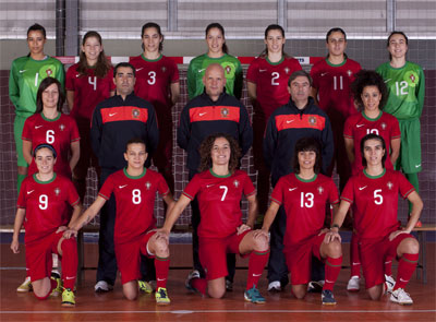 Portugal Women National Team (Photo courtesy: Francisco Paraso/FPF)