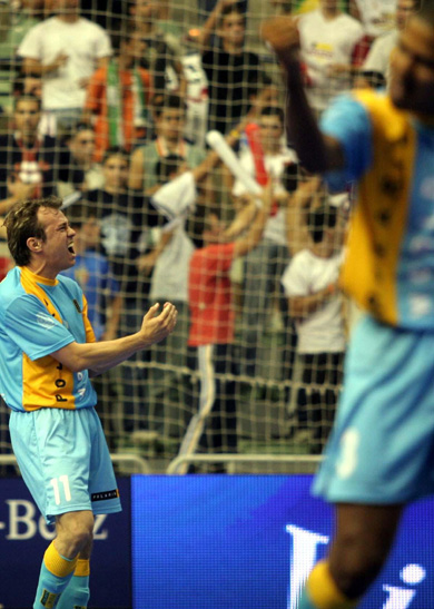 Marcelo celebrating a goal (Photo courtesy: AP Photo Spain - LNFS)
