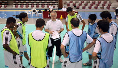Tactics indications by Francisco Batista (Photo courtesy: QFA)