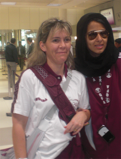 Paula Rego working in Qatar (Photo courtesy: QFA)