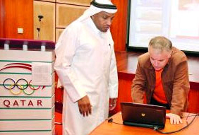 Batista'* strategic plan presentation to QFA (Photo courtesy: QFA)